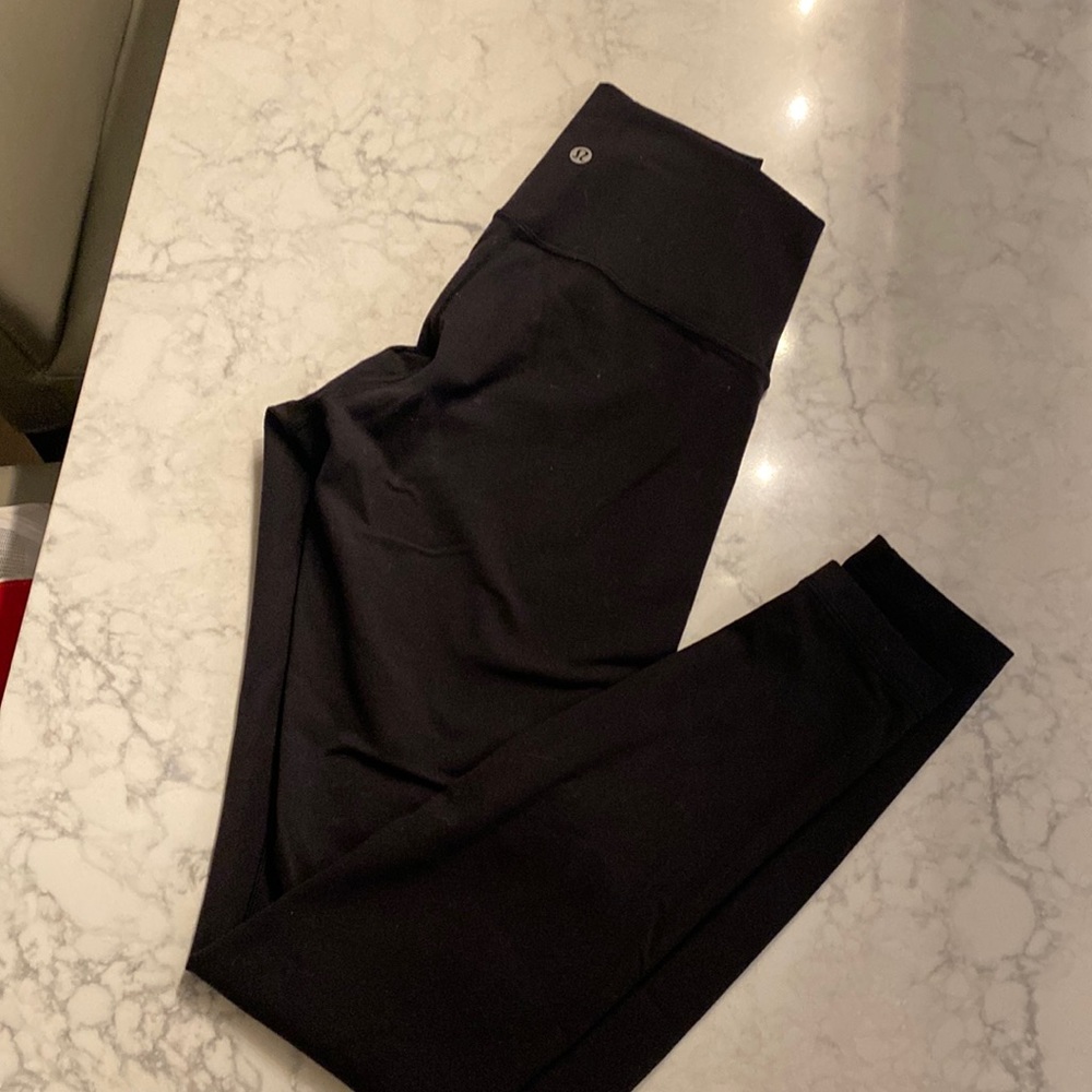lululemon black leggings-TWO pairs
